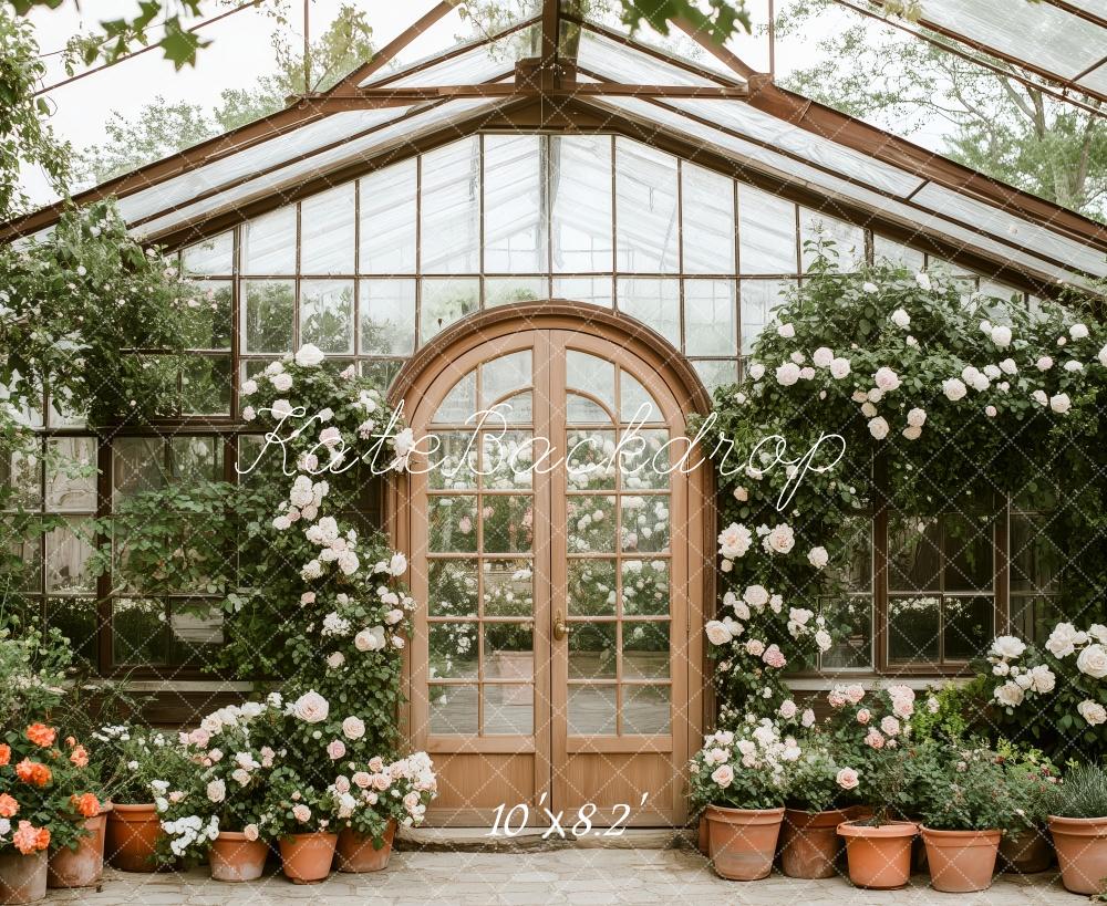 SALE Kate Spring Floral Greenhouse Garden Backdrop Designed by Patty Roberts