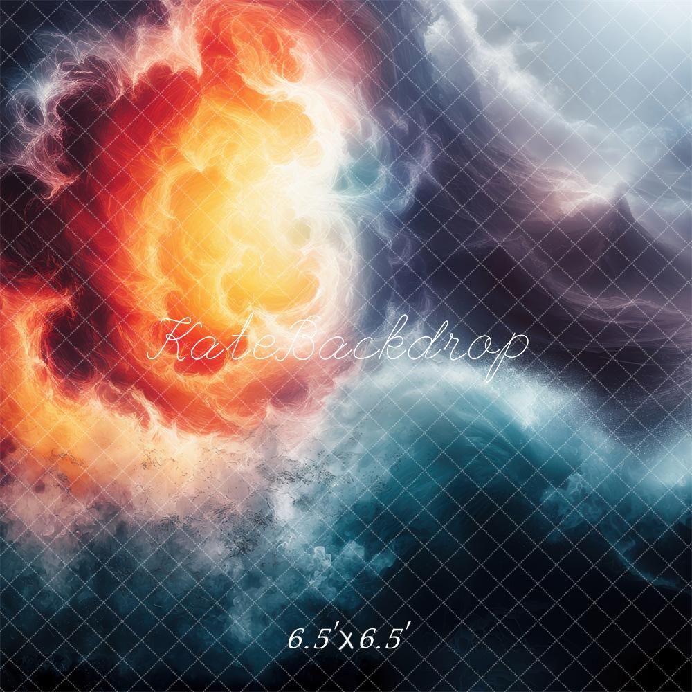 Wicked Storm Ocean Backdrop Designed by Laura Bybee