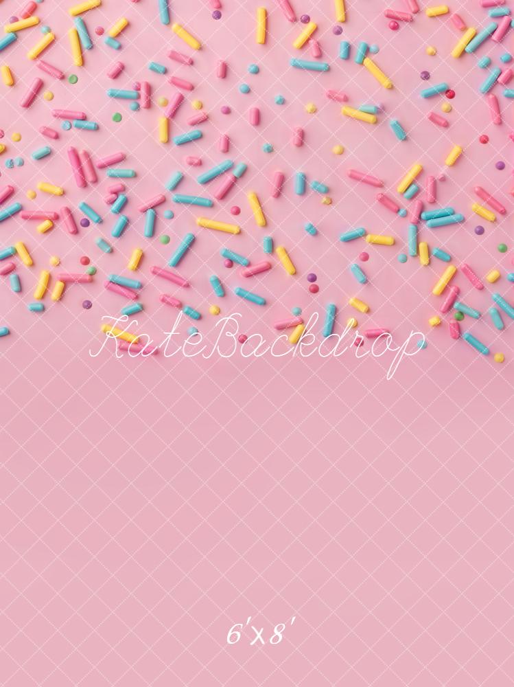 Kate Pink Sprinkles Confetti Backdrop Designed by Kate Image