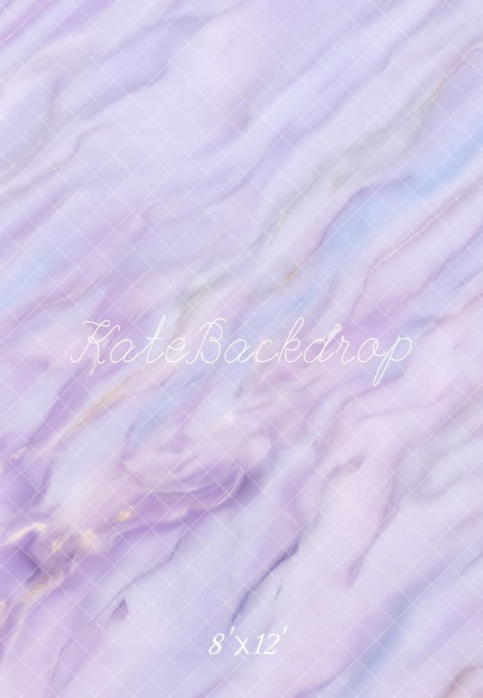 Kate Abstract Texture Pastel Purple Marble Backdrop Designed by Kate Image