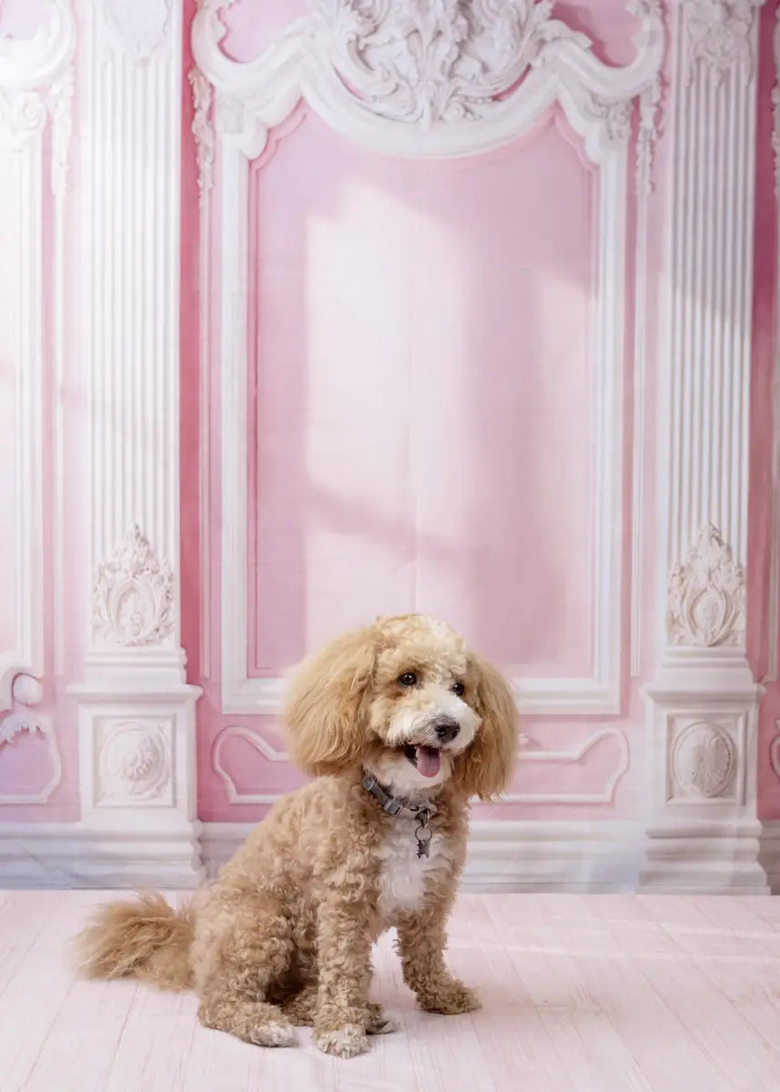 Fondo de piso de textura de madera rosa Diseñado por Kate Image