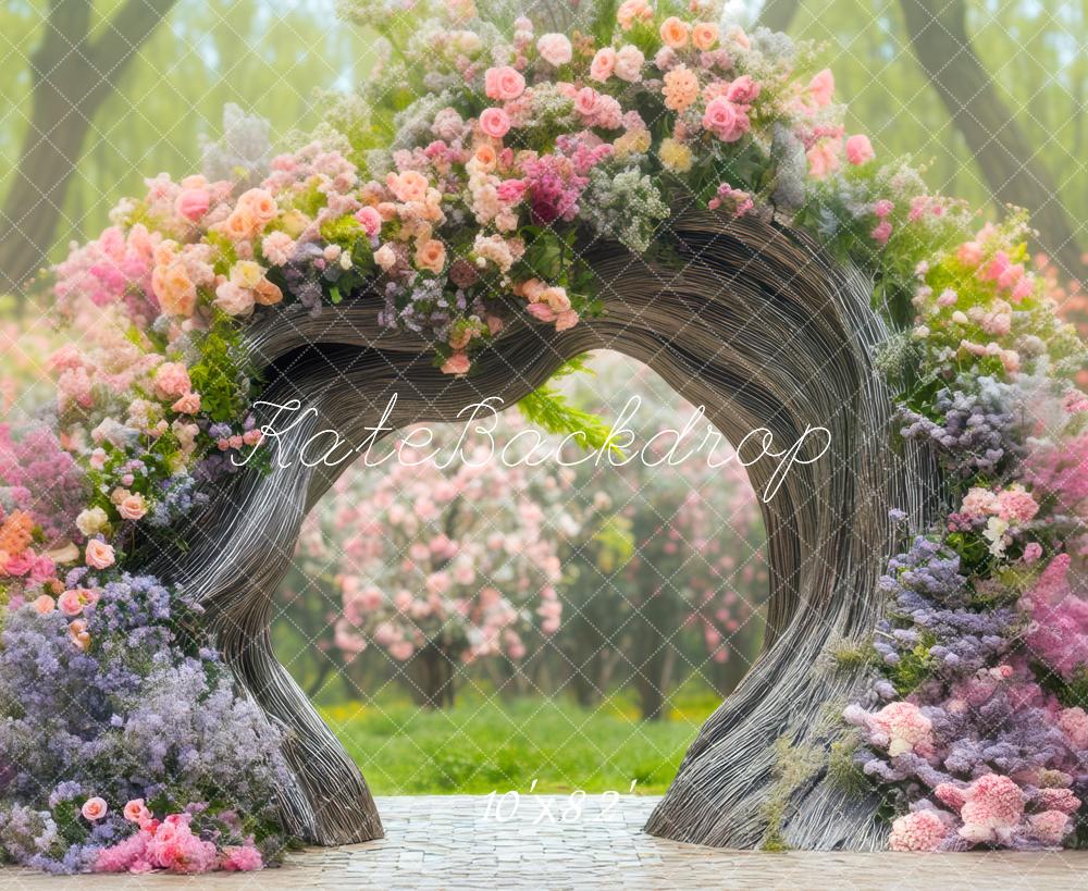 Kate Outdoor Tree Flower Arch Garden Backdrop Designed by Mini MakeBelieve