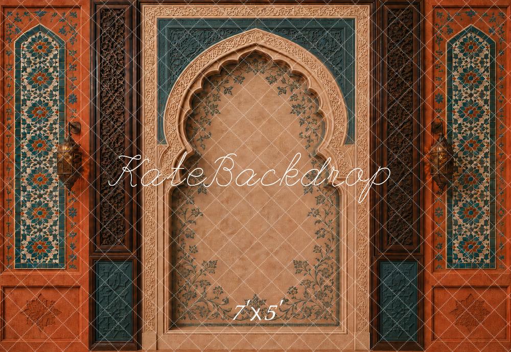 Kate Moroccan Arch Mosaic Lantern Printed Backdrop Designed by Vertigo Productions