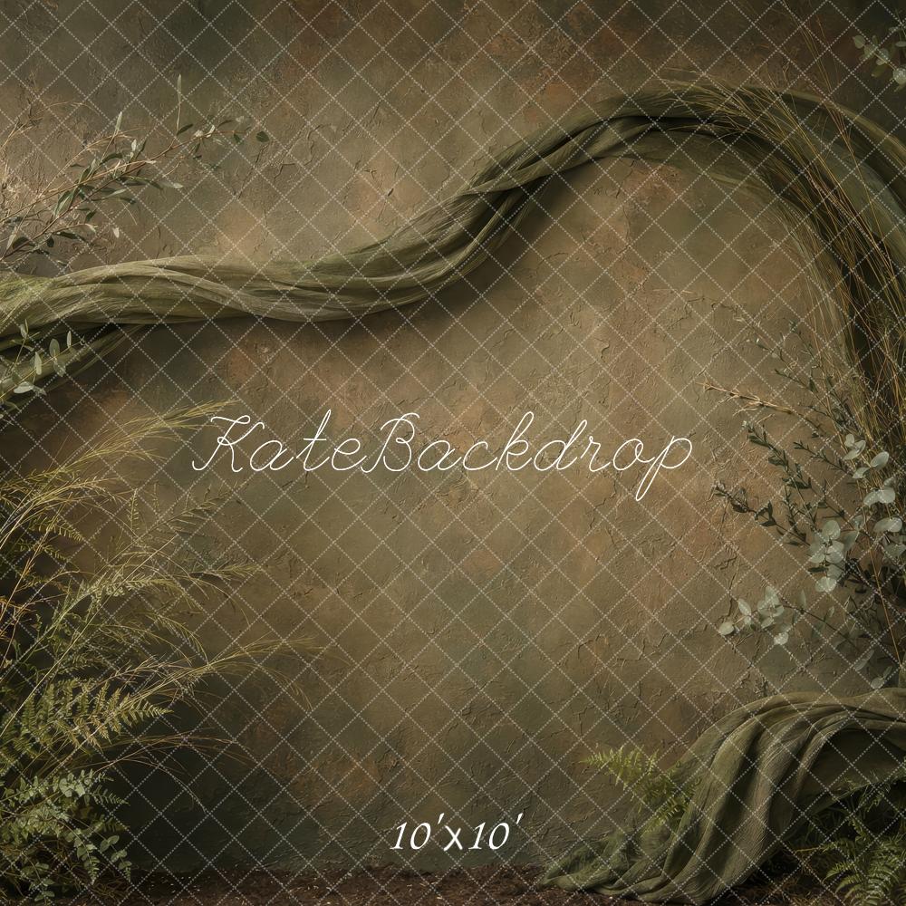 Kate Forest Botanical Arch Green Printed Backdrop Designed by Shutter Swan Studios