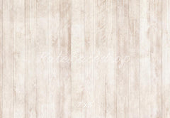 Kate Rustic Light Wood Floor Printed Backdrop Designed by Emetselch
