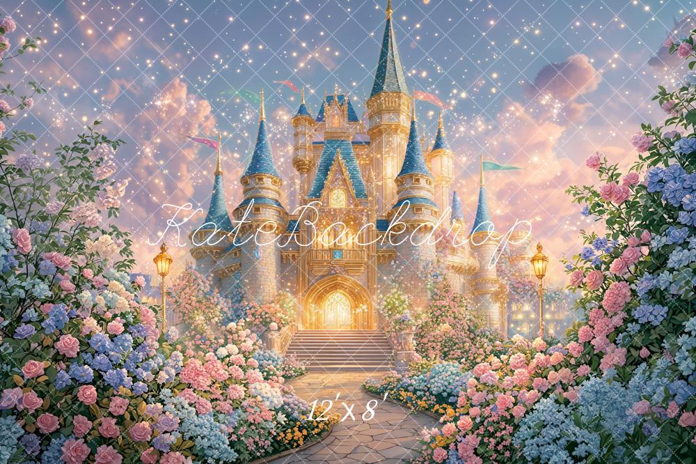 Kate Fairy Fantasy Castle Garden Backdrop Designed by GQ