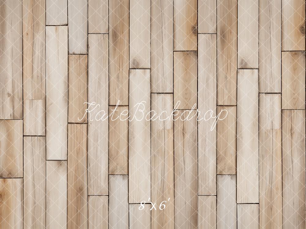 Kate Light Wood Plank Floor Backdrop Designed by Kate Image