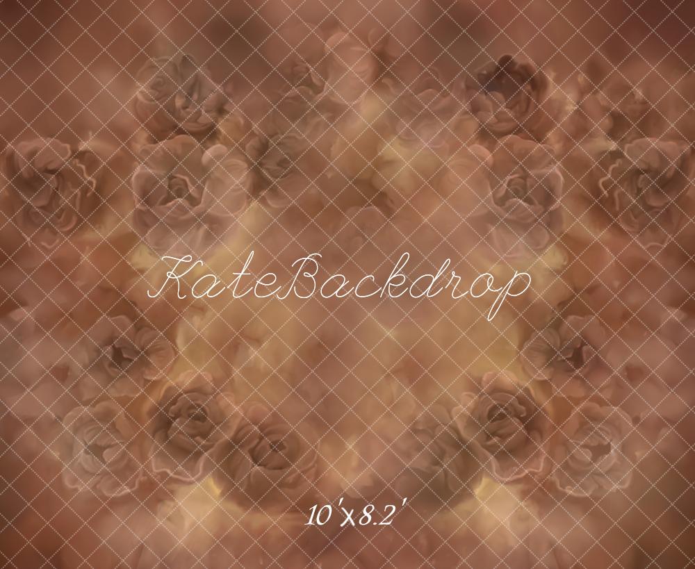 Kate Brown Roses Abstract Texture Backdrop Designed by Kate Image