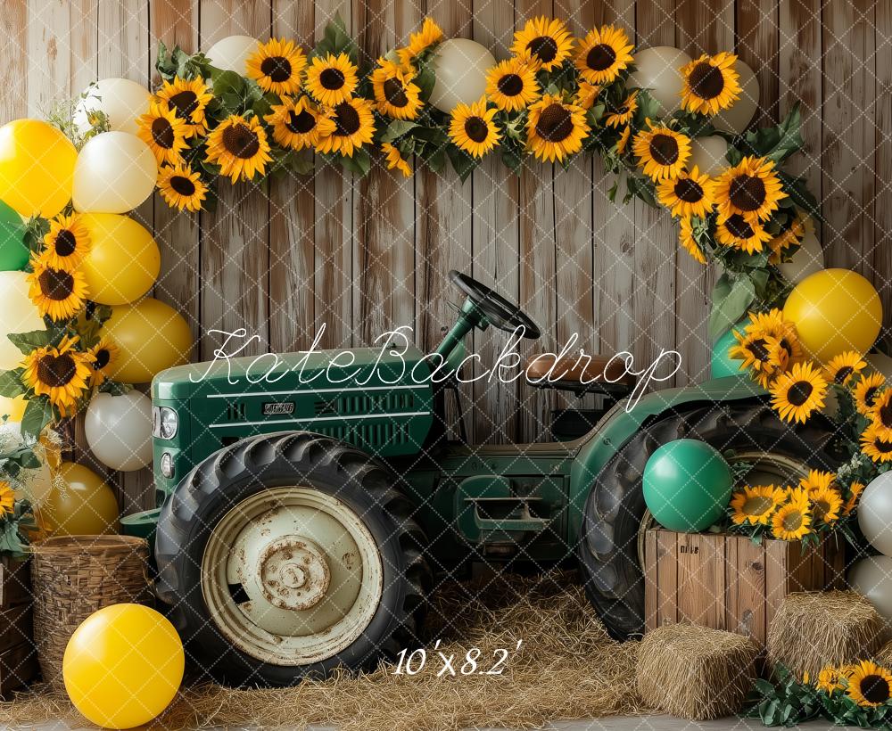 Sfondo Arcadia Trattore Girasole Autunnale Designed by Patty Roberts