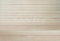Kate Light Wood Plank Floor Printed Backdrop Designed by Kate Image