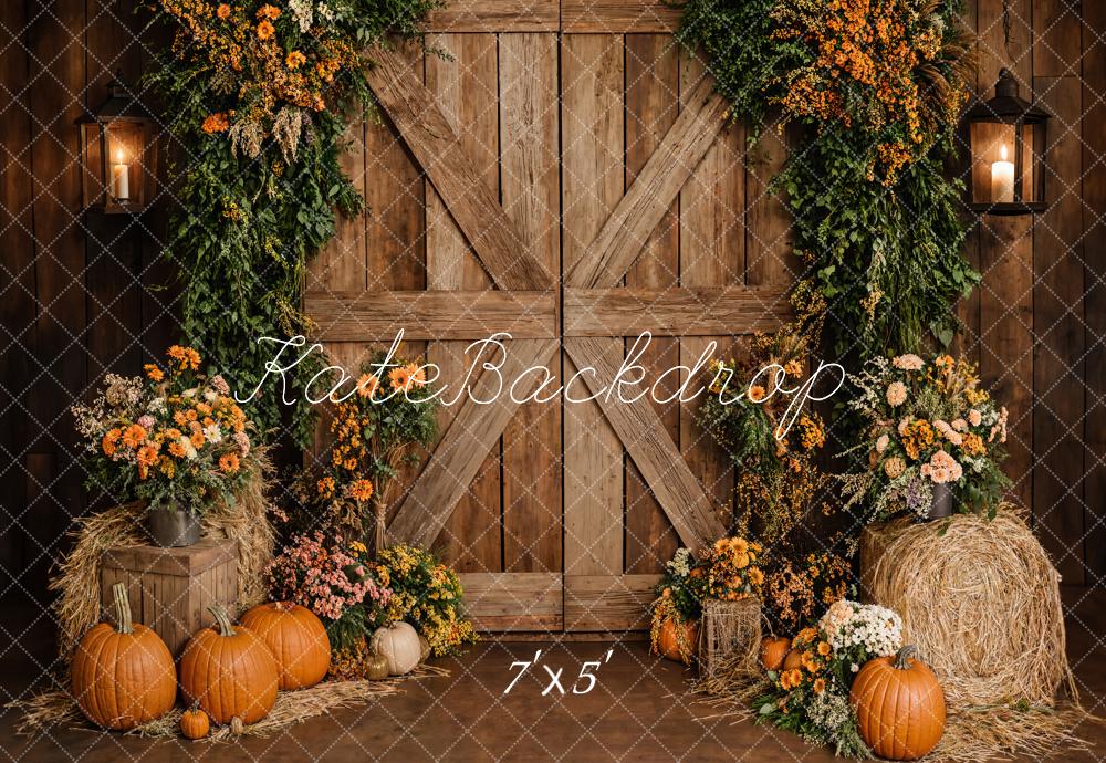 Rustic Fall Backdrop Rustic Autumn Harvest Celebration Backdrop