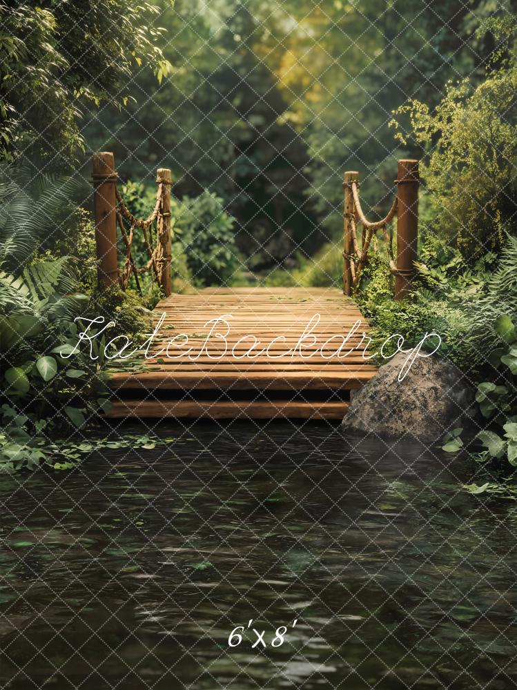 Kate Forest Bridge Lake Backdrop Designed by Emetselch