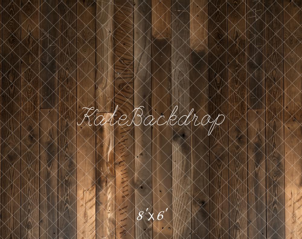 Kate Brown Wood Plank Floor Backdrop Designed by Kate Image