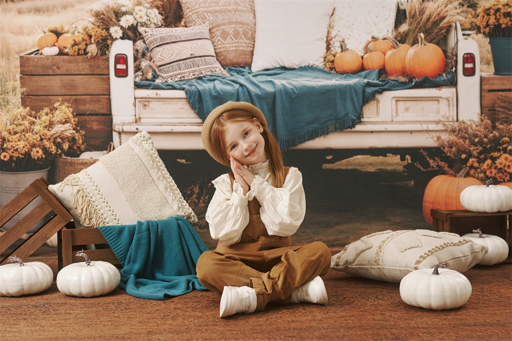 RTS Kate Fall Outdoor Truck Photo Kit Photography Backdrops&Props Themed Bundle