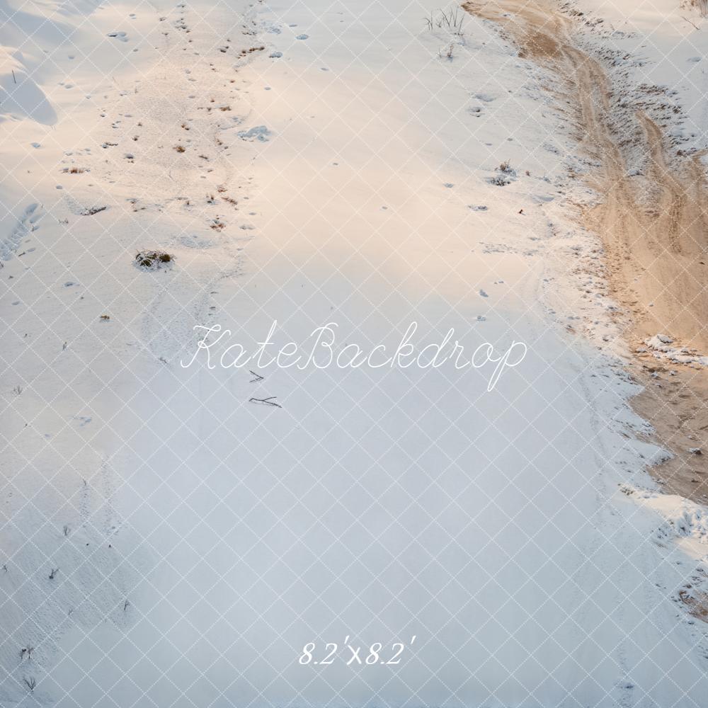 Kate Snow Covered Dirt Road Floor Backdrop Designed by Kate Image