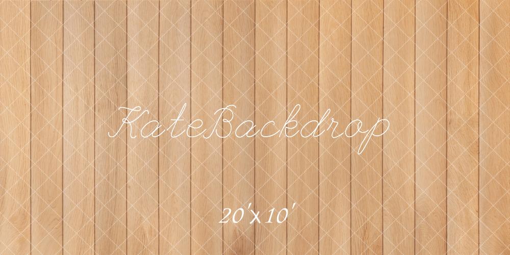 Kate Light Brown Wooden Pattern Floor Backdrop Designed by Kate Image