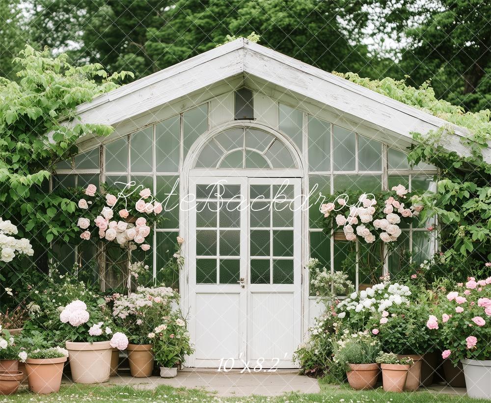 Backdrop Floreale per Serre Verde Giardino progettato da Patty Roberts