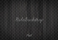 Kate Black Wood Panel Floor Printed Backdrop Designed by Kate Image