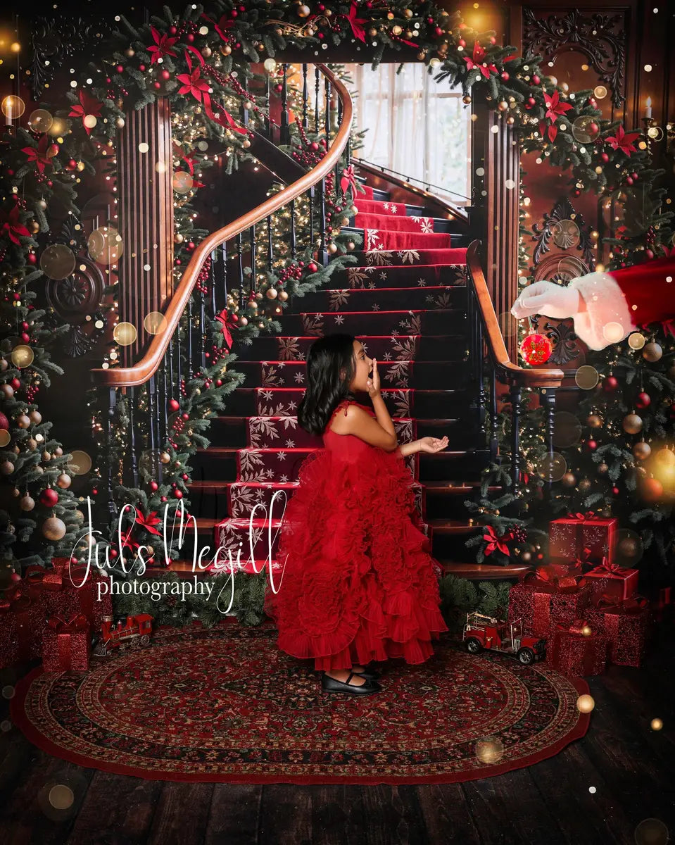 Albero di Natale Arco Vintage Scale Sfondo Designed by Emetselch