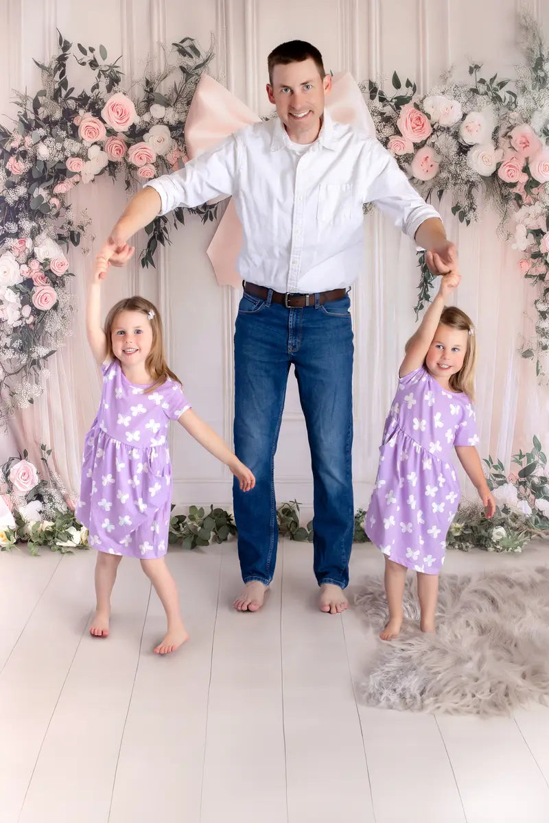 Elegant Pink Floral Arch Backdrop