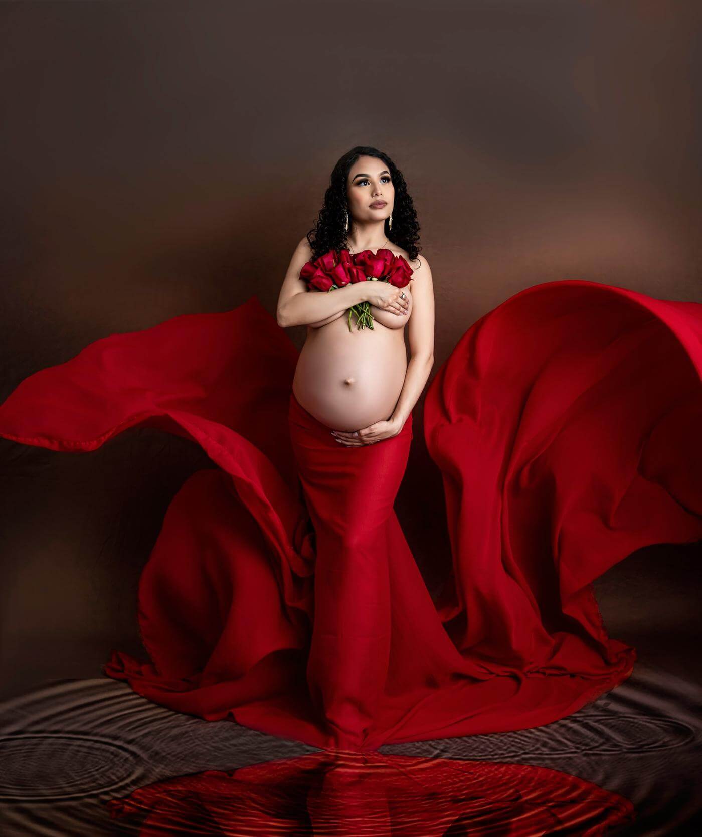 Kate Fine Art Backdrop Fantasy Abstract Brown for Photography - Kate Backdrop