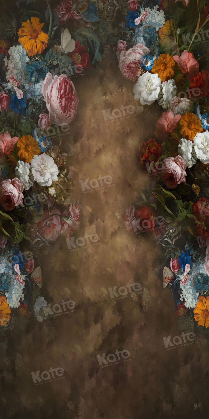 RTS Kate Fine Art Floral Old Master Abstract Backdrop for Photography