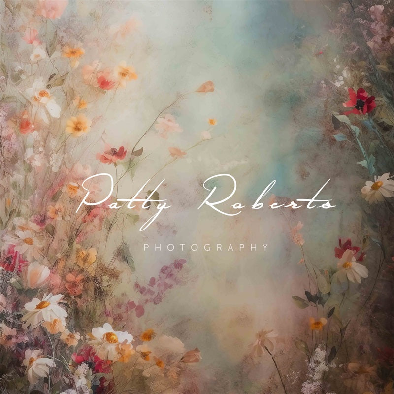 Kate Mystical Blooms Fine Art Fleece Backdrop Designed by Patty Robert