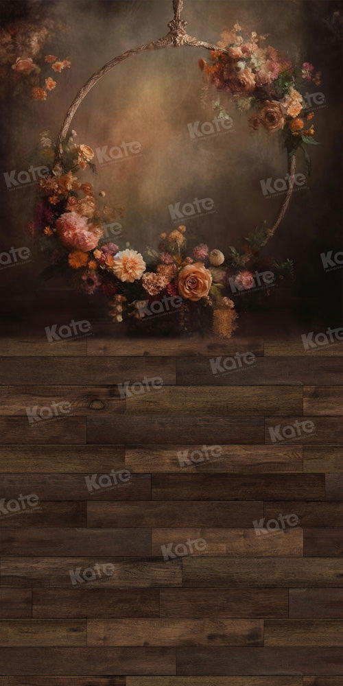 Kate Sweep Fine Art Floral Swing Wood Backdrop for Photography