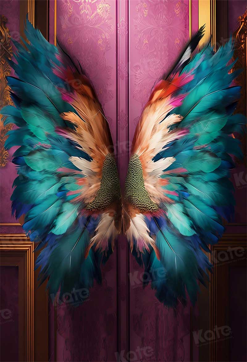 Kate Fine Art Fantasy Beautiful Butterfly Wings Backdrop for Photography