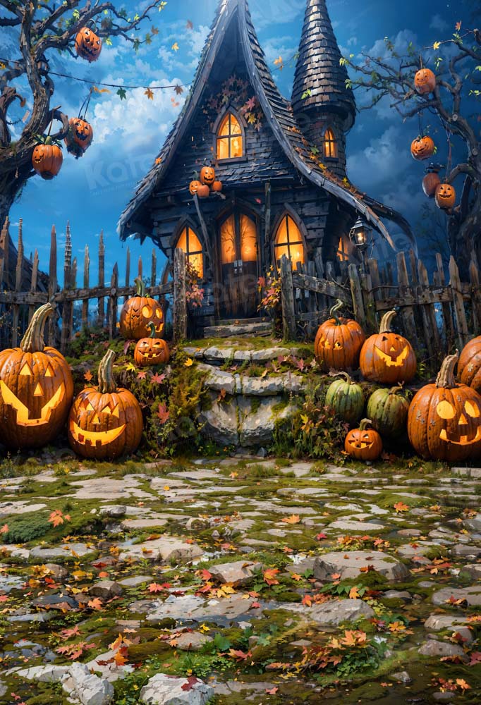 Kate Halloween House Backdrop Designed by Chain Photography