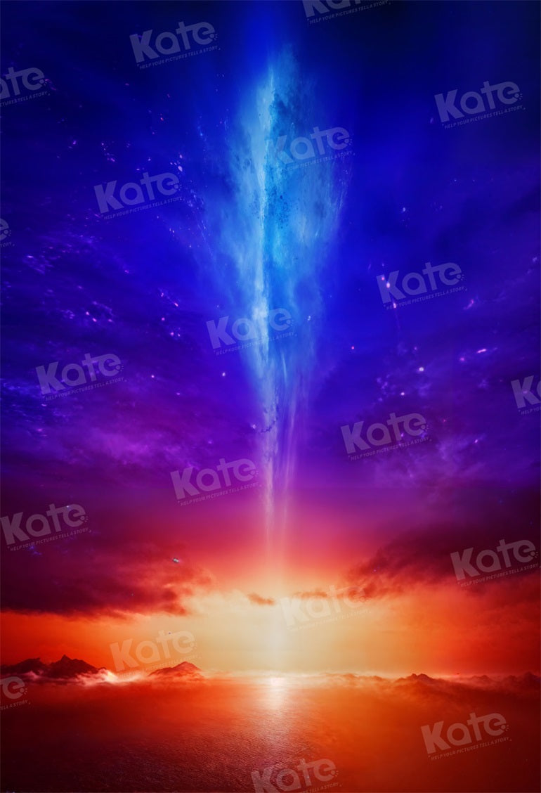 Kate Blue Sky Lightning Thunder Backdrop for Photography