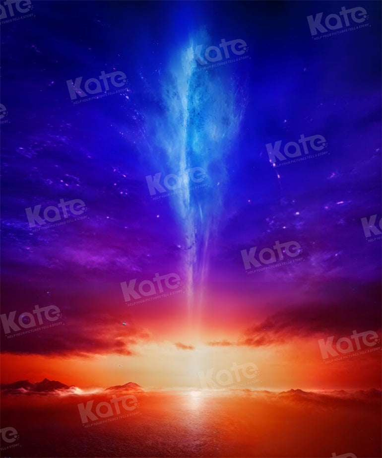 Kate Blue Sky Lightning Thunder Backdrop for Photography