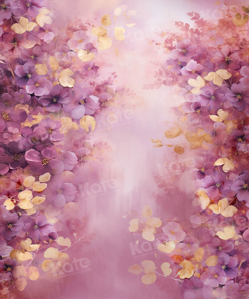 Kate Fine Art Purple Flower Backdrop Designed by GQ