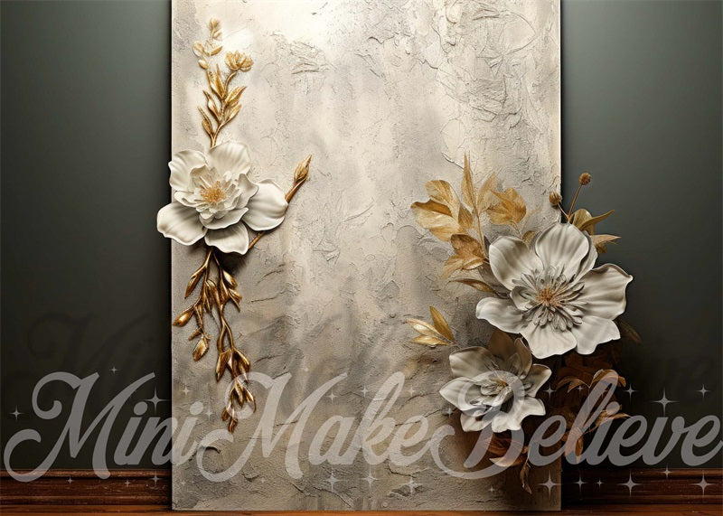 Kate Artistic White Flower Wall Backdrop Designed by Mini MakeBelieve