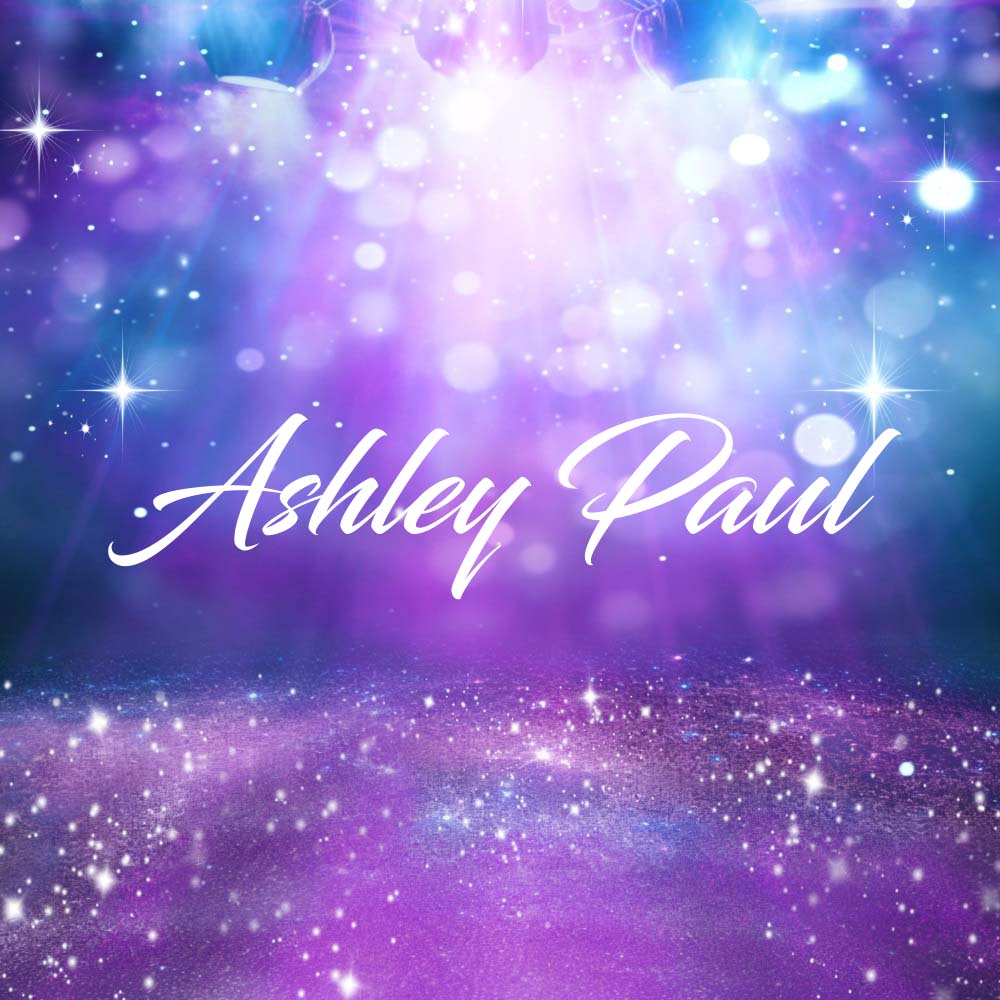 Kate Fantasy Purple Starry Sky Lights Backdrop Designed by Ashley Paul