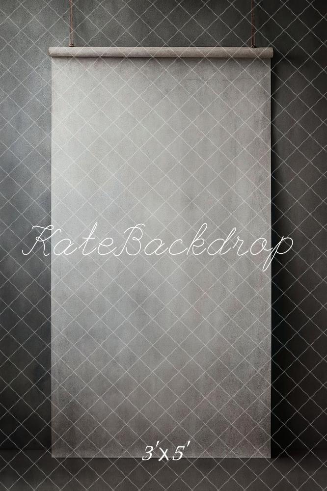 Kate Dark grey vintage scroll Backdrop Designed by Emetselch