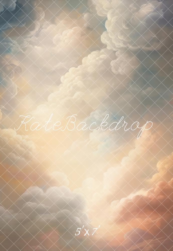 Kate Vintage Dreamy Colorful Cloud Backdrop Designed by GQ