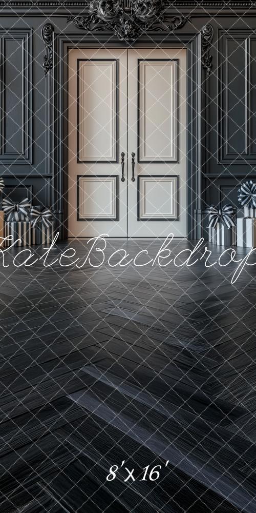 Kate Retro Black Wall Door Gift Backdrop Designed by Mini MakeBelieve
