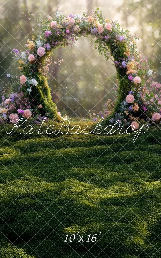 Kate Fantasy Fairy Floral Arch Backdrop Designed by Mini MakeBelieve