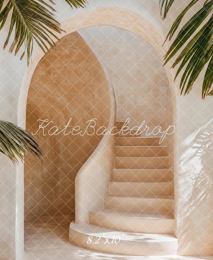 Sfondo per Scale Cascading Tropicale ad Arco Neutro Disegnato da Emetselch