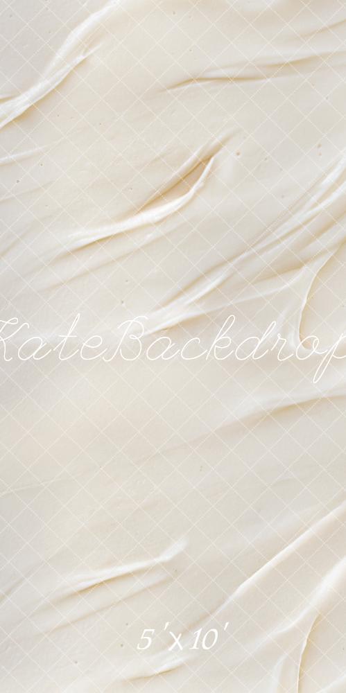Kate Cream Icing Cake Abstract Texture Backdrop Designed by Mini MakeBelieve
