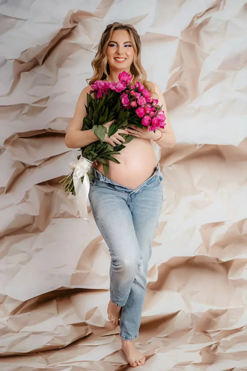 Texture di Carta Piegata Bianca Crema Designed by Kate Image