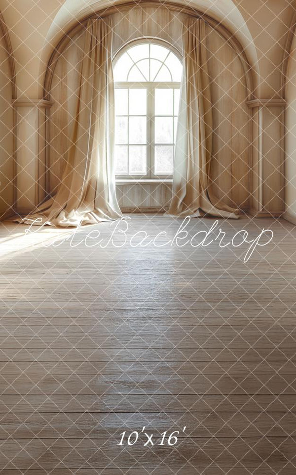 Elegant Vintage Draped Window Backdrop