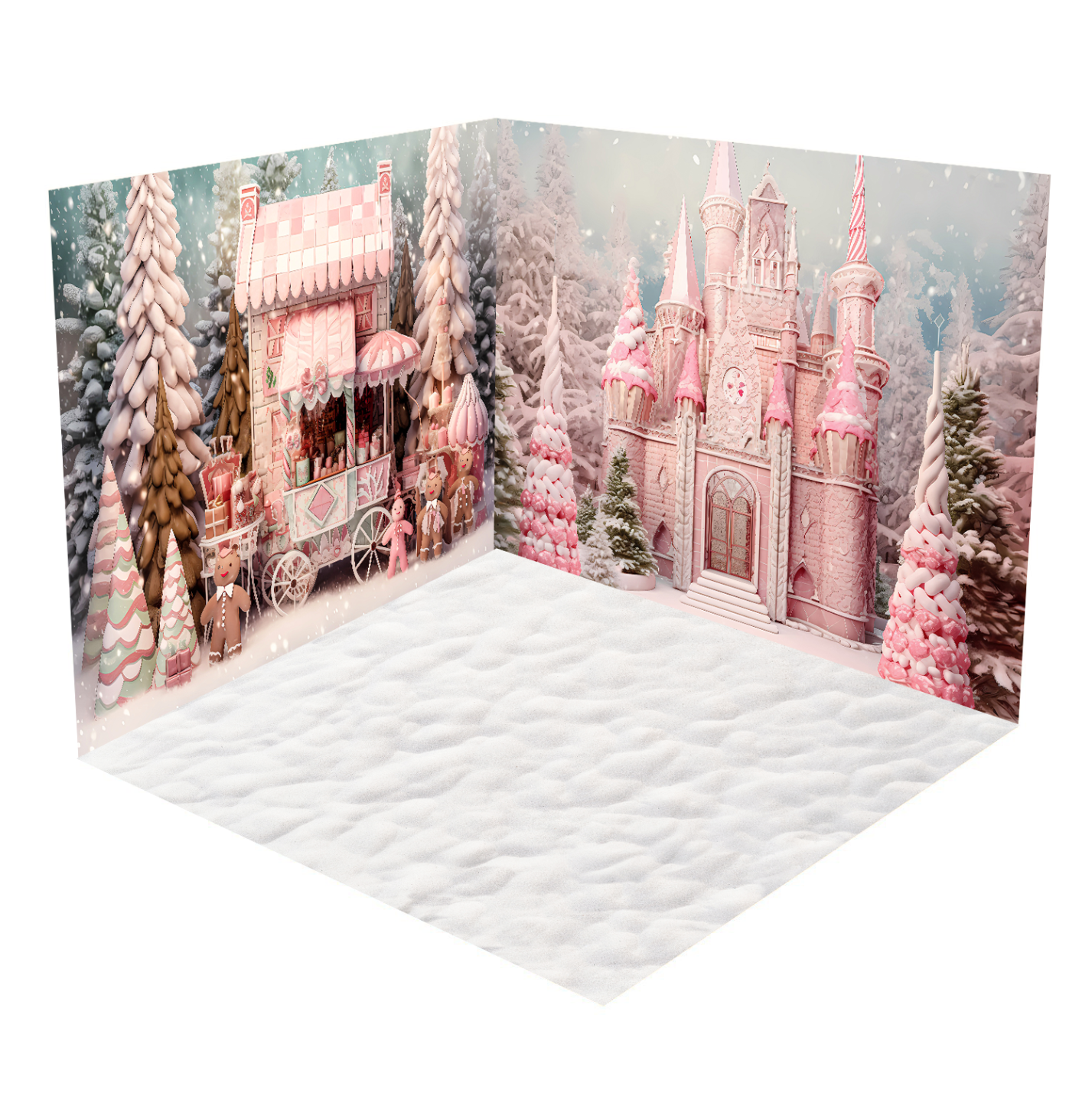 Kate Pink Christmas Castle Room Set(8ftx8ft&10ftx8ft&8ftx10ft)