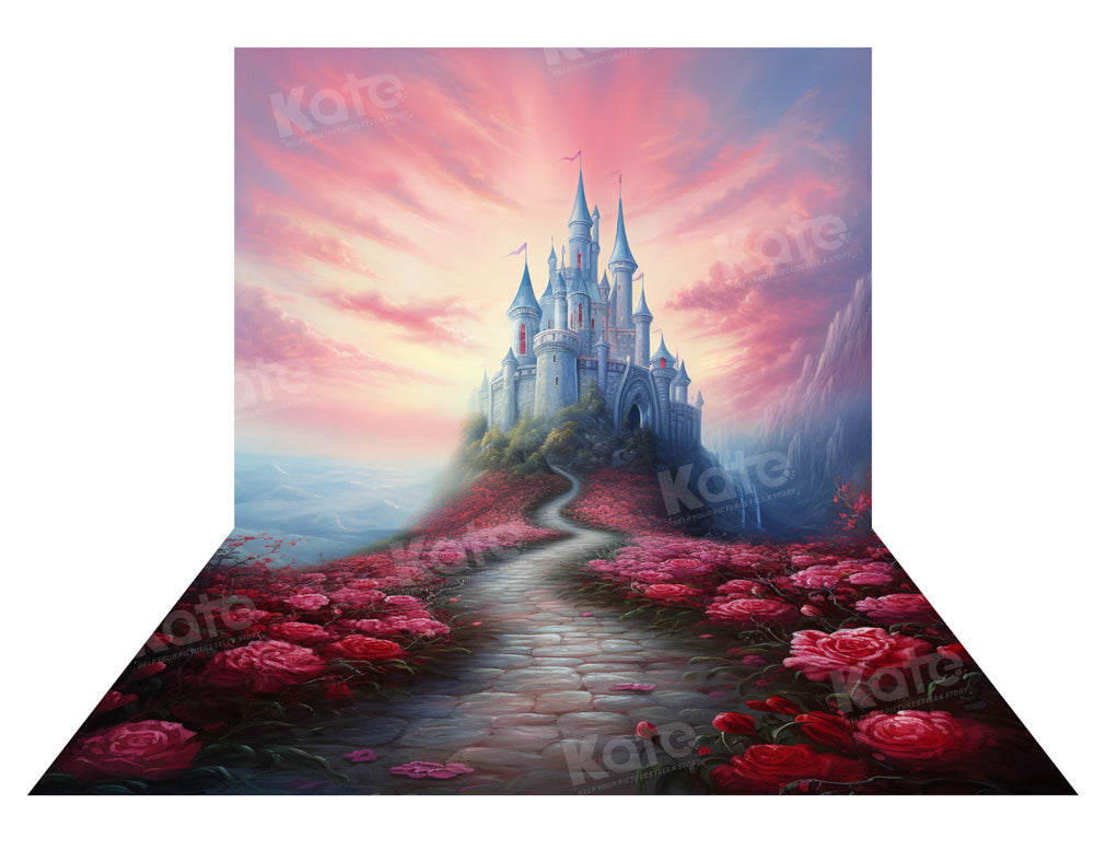 Kate Vintage Castle Backdrop+ Rose Path Backdrop