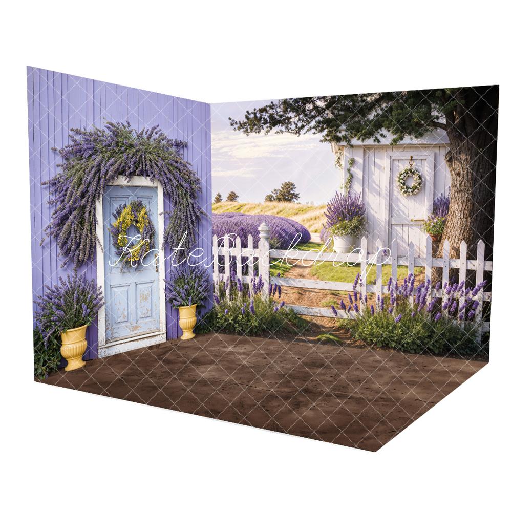 Kate Spring Wisteria Wooden Door Wall Room Set