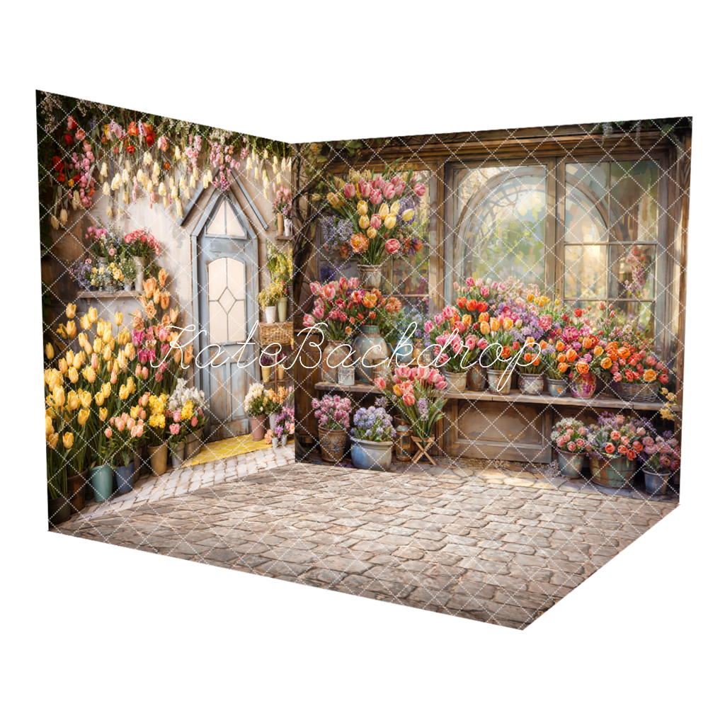Kate Spring Flowers Tulips Greenhouse Room Set