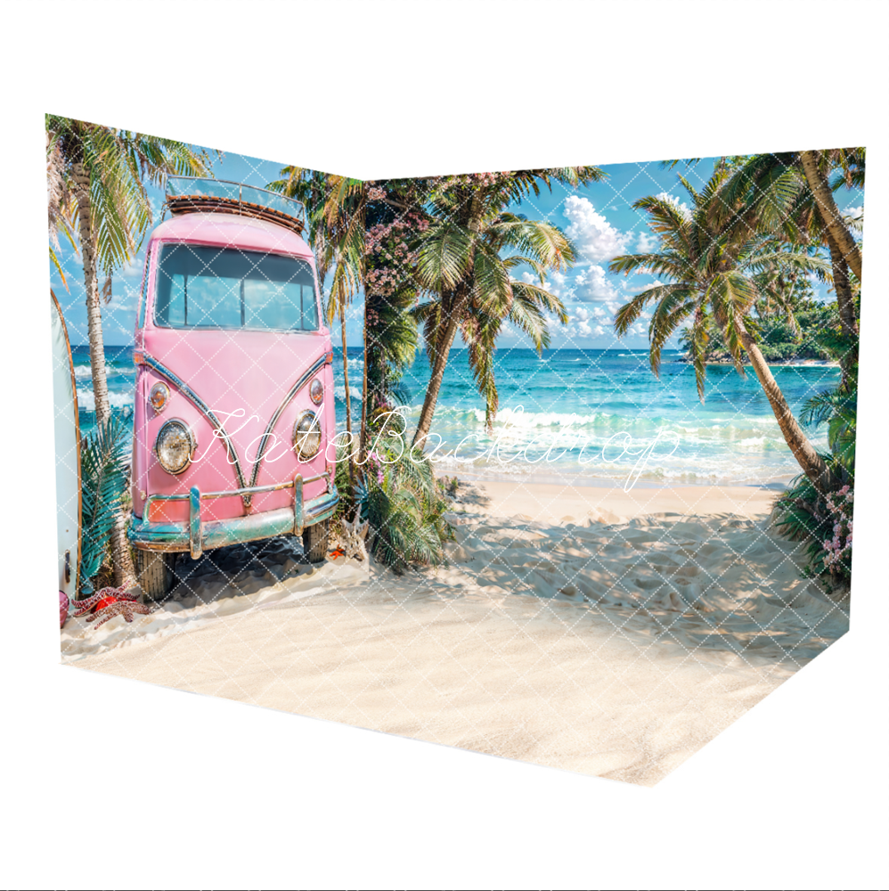 Kate Summer Ocean Seaside Surfboard Pink Car Room Set