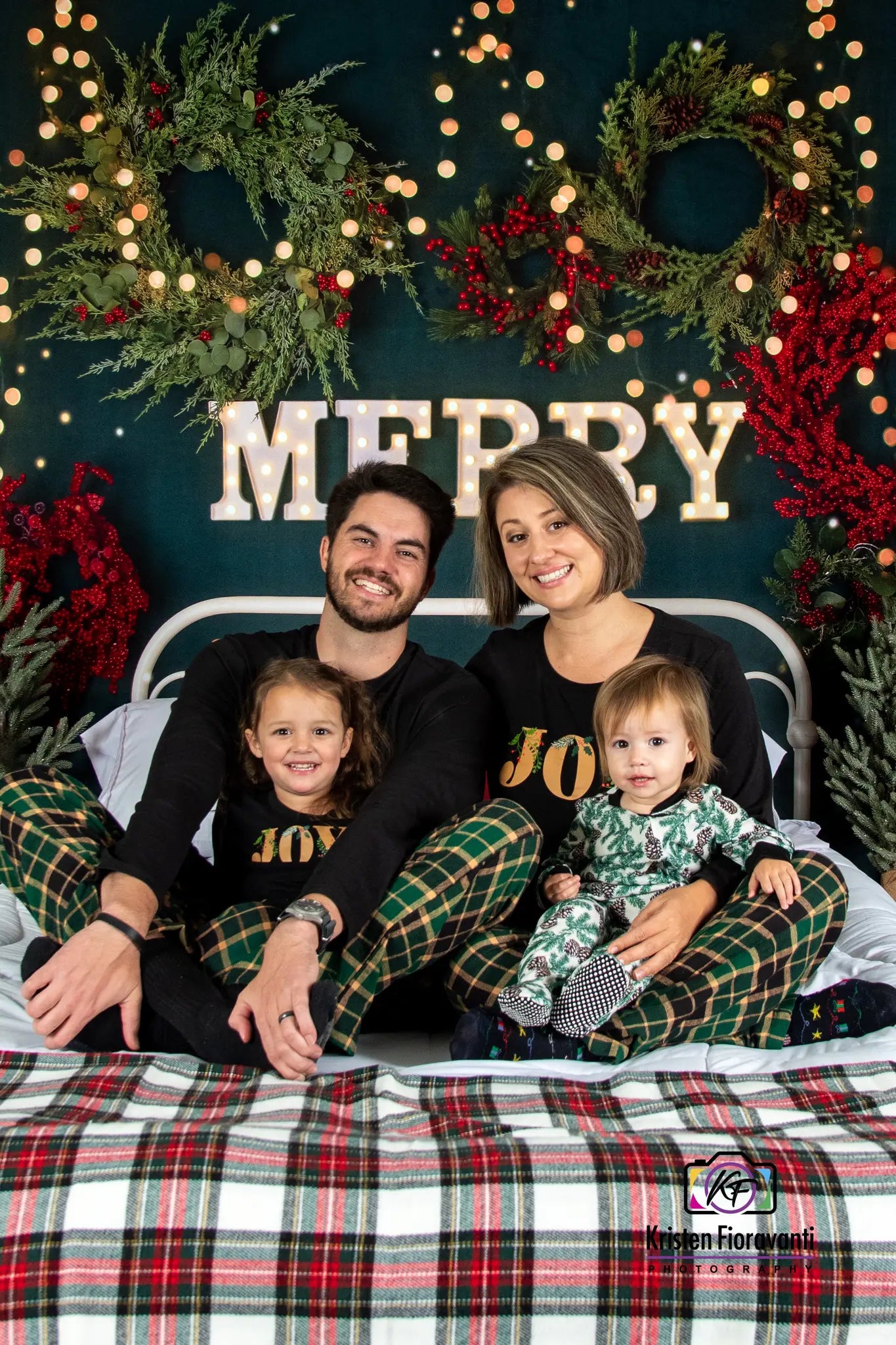 Kate Merry Christmas Backdrop Sparkle Headboard Designed By Mandy Ringe Photography
