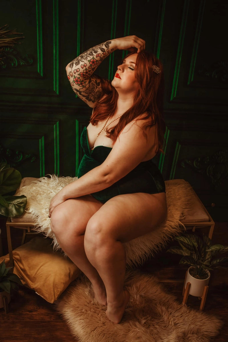 Kate Retro Vintage Dark Green Wall Backdrop for Photography
